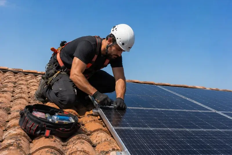 Maintenance et monitoring de panneaux solaires à Caunes-Minervois